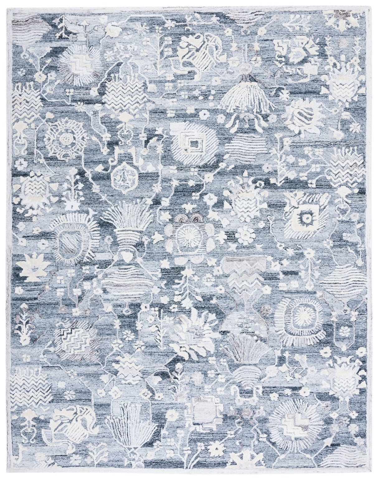 Safavieh Glamour Glm569G Grey/Ivory Rugs - Safavieh - glm569g - 6r