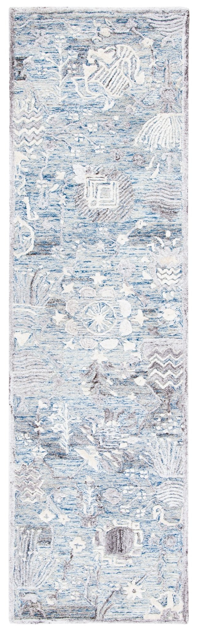 Safavieh Glamour Glm569M Light Blue/Ivory Rugs - Safavieh - glm569m - 28