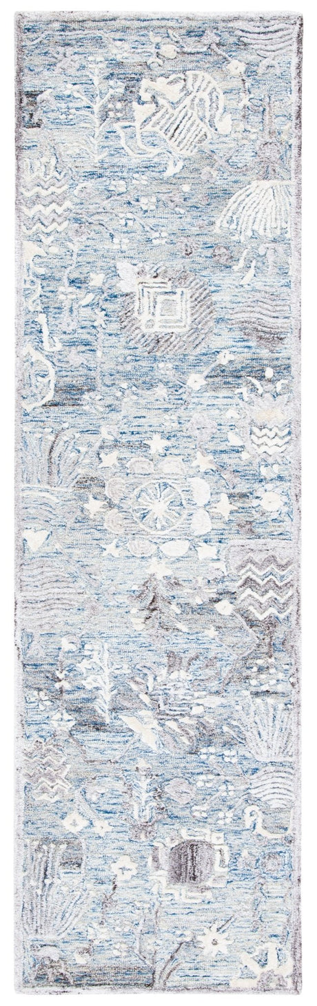 Safavieh Glamour Glm569M Light Blue/Ivory Rugs - Safavieh - glm569m - 28