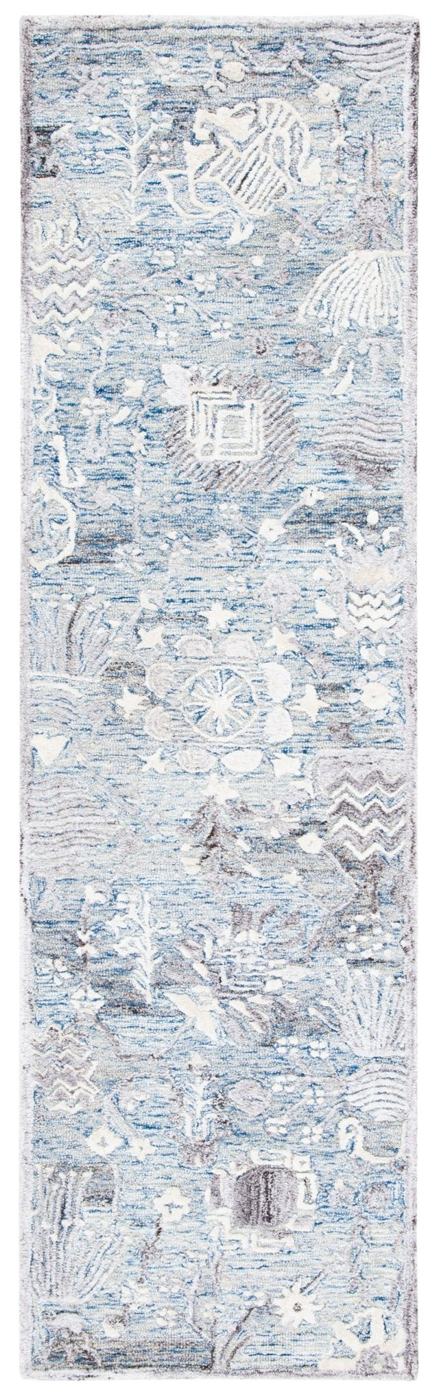 Safavieh Glamour Glm569M Light Blue/Ivory Rugs - Safavieh - glm569m - 28