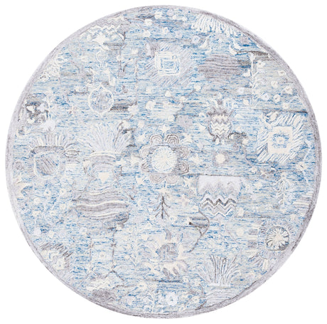 Safavieh Glamour Glm569M Light Blue/Ivory Rugs - Safavieh - glm569m - 6r