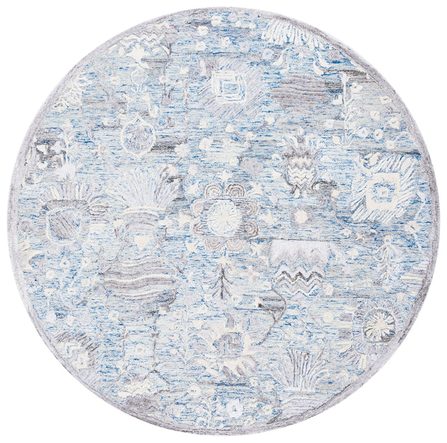 Safavieh Glamour Glm569M Light Blue/Ivory Rugs - Safavieh - glm569m - 6r