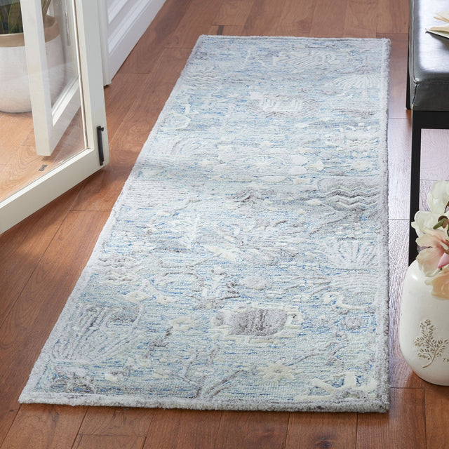 Safavieh Glamour Glm569M Light Blue/Ivory Rugs - Safavieh - glm569m - 6r