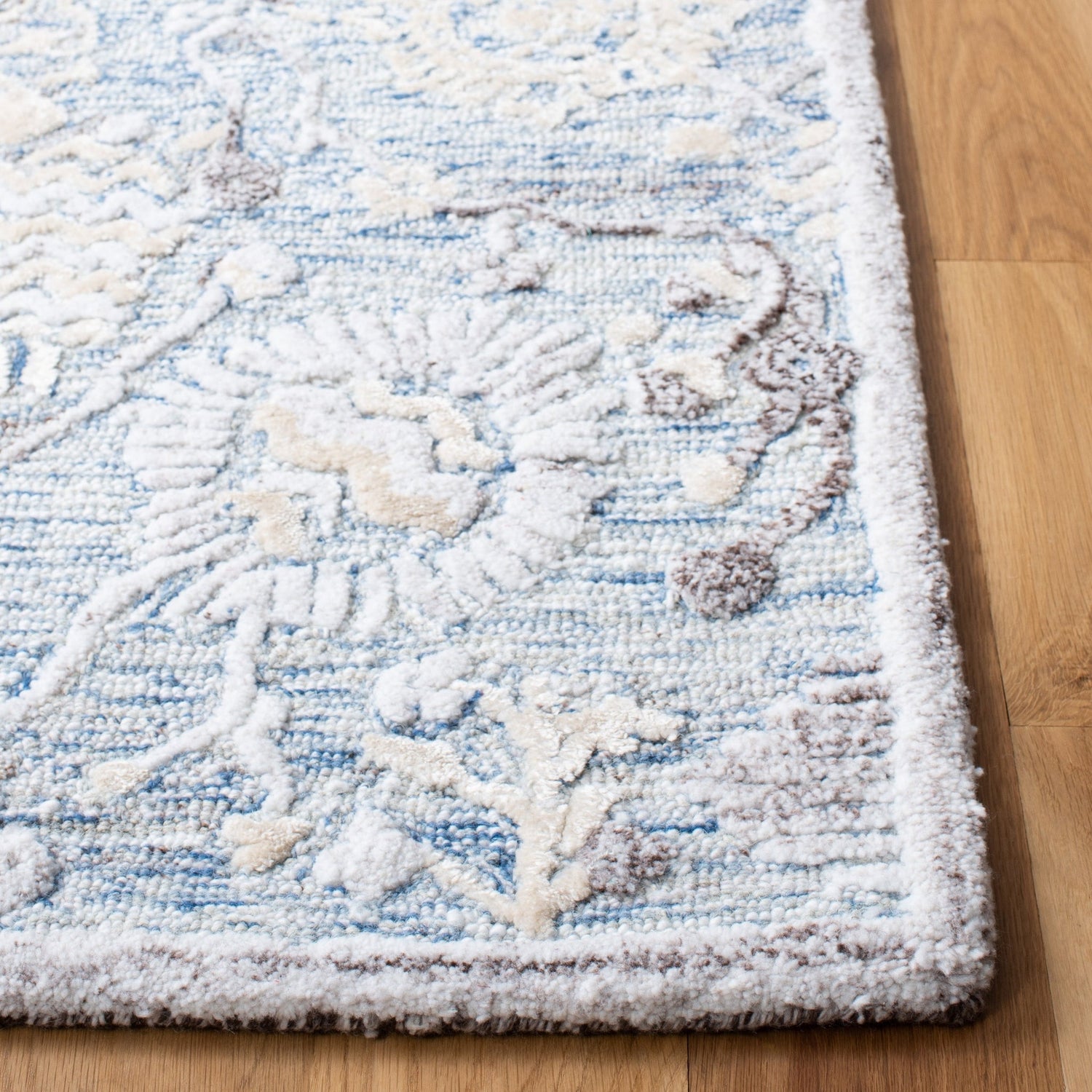 Safavieh Glamour Glm569M Light Blue/Ivory Rugs - Safavieh - glm569m - 6r