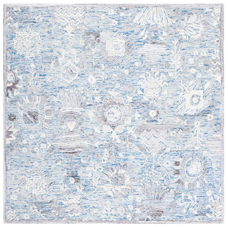 Safavieh Glamour Glm569M Light Blue/Ivory Rugs - Safavieh - glm569m - 6sq
