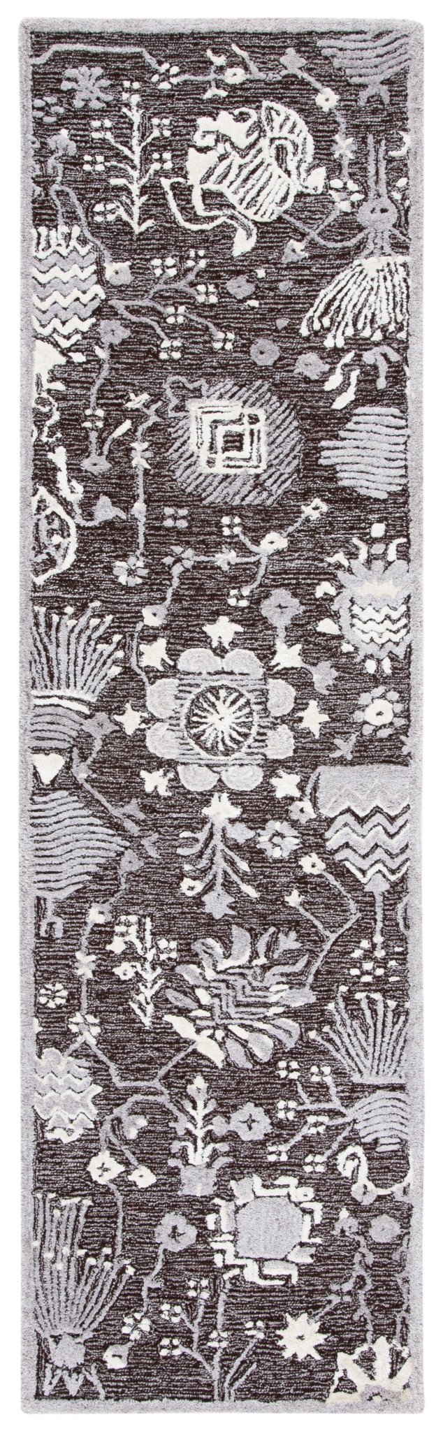 Safavieh Glamour Glm569T Dark Brown/Ivory Rugs - Safavieh - glm569t - 28