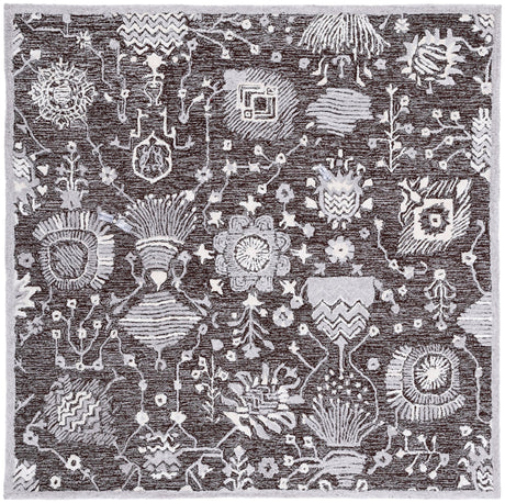 Safavieh Glamour Glm569T Dark Brown/Ivory Rugs - Safavieh - glm569t - 6sq