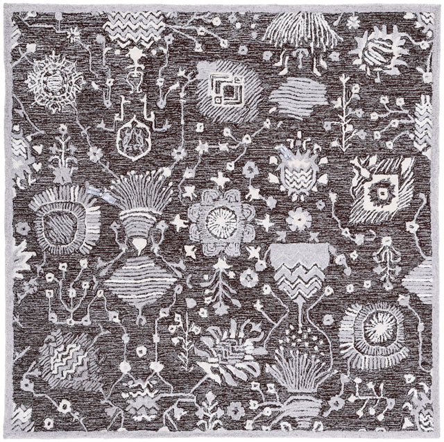 Safavieh Glamour Glm569T Dark Brown/Ivory Rugs - Safavieh - glm569t - 6sq