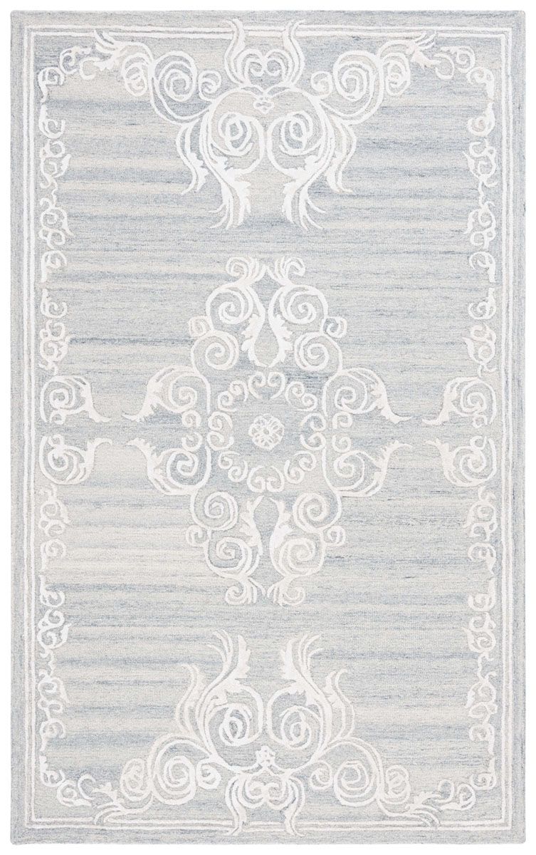 Safavieh Glamour Glm604G Silver/Ivory Rug - Safavieh - glm604g - 3