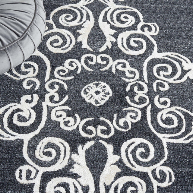 Safavieh Glamour Glm604Z Black/Ivory Rug - Safavieh - glm604z - 28