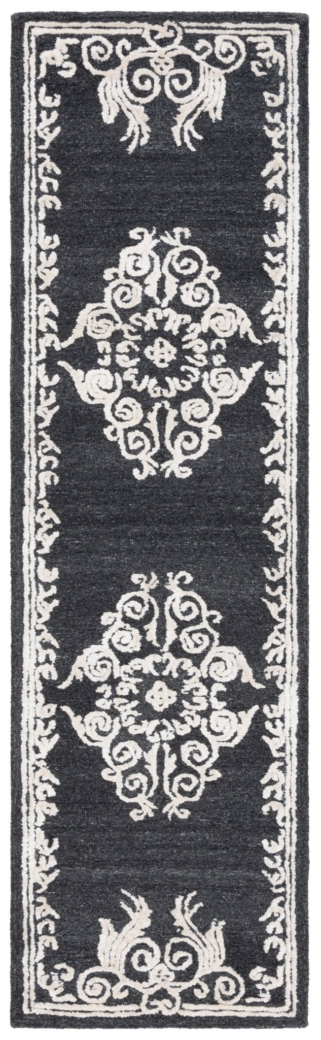 Safavieh Glamour Glm604Z Black/Ivory Rug - Safavieh - glm604z - 28