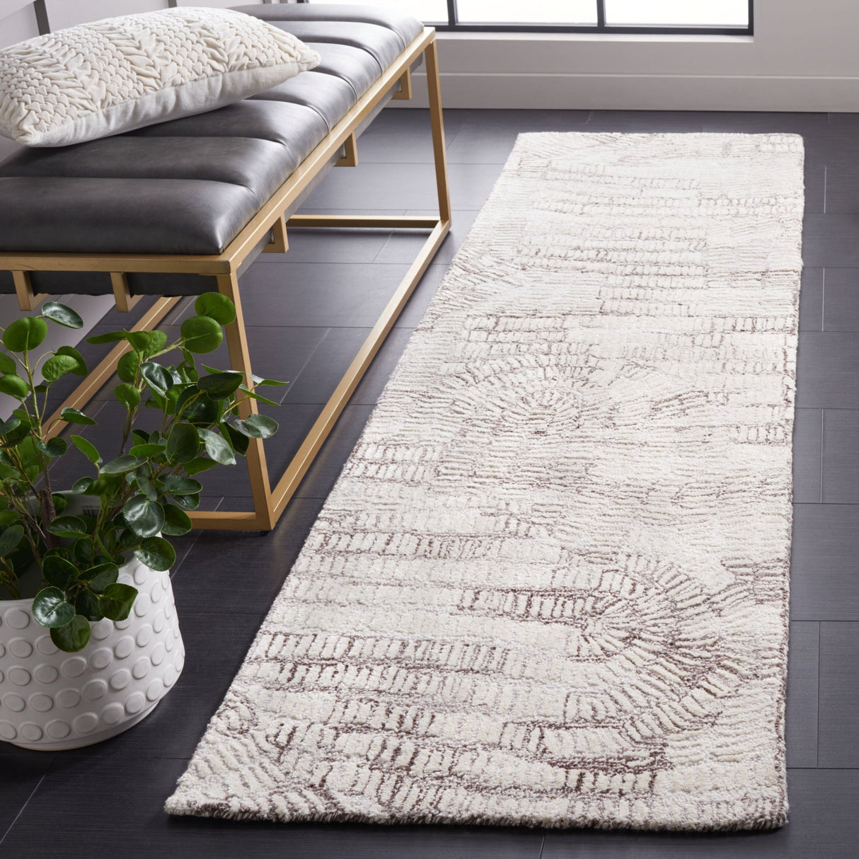 Safavieh Glamour Glm606T Brown/Ivory Rug - Safavieh - glm606t - 28