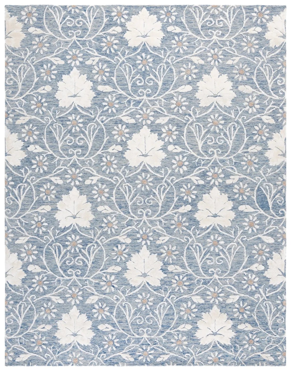 Safavieh Glamour 8'-0" x 10'-0" Rug in Blue / Ivory