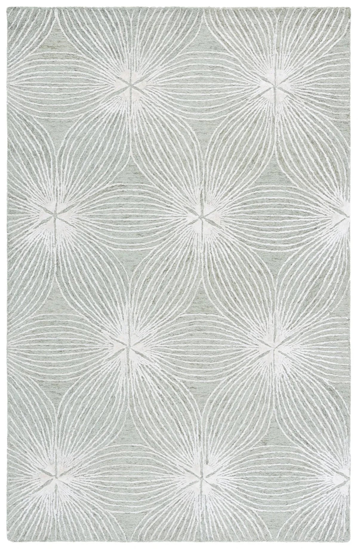 Safavieh Glamour 4'-0" x 6'-0" Rug in Sage / Ivory