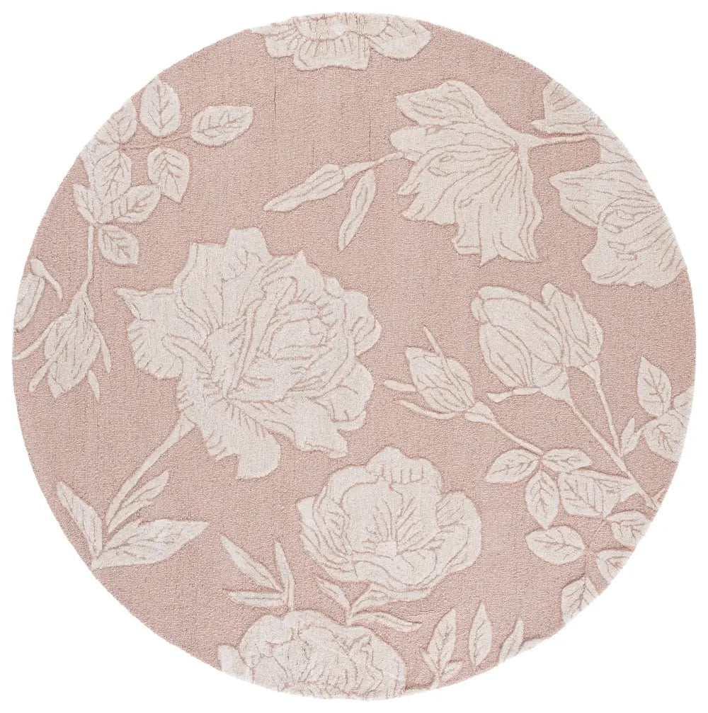 Safavieh Glamour 6'-0" x 6'-0" Rug in Light Pink / Ivory