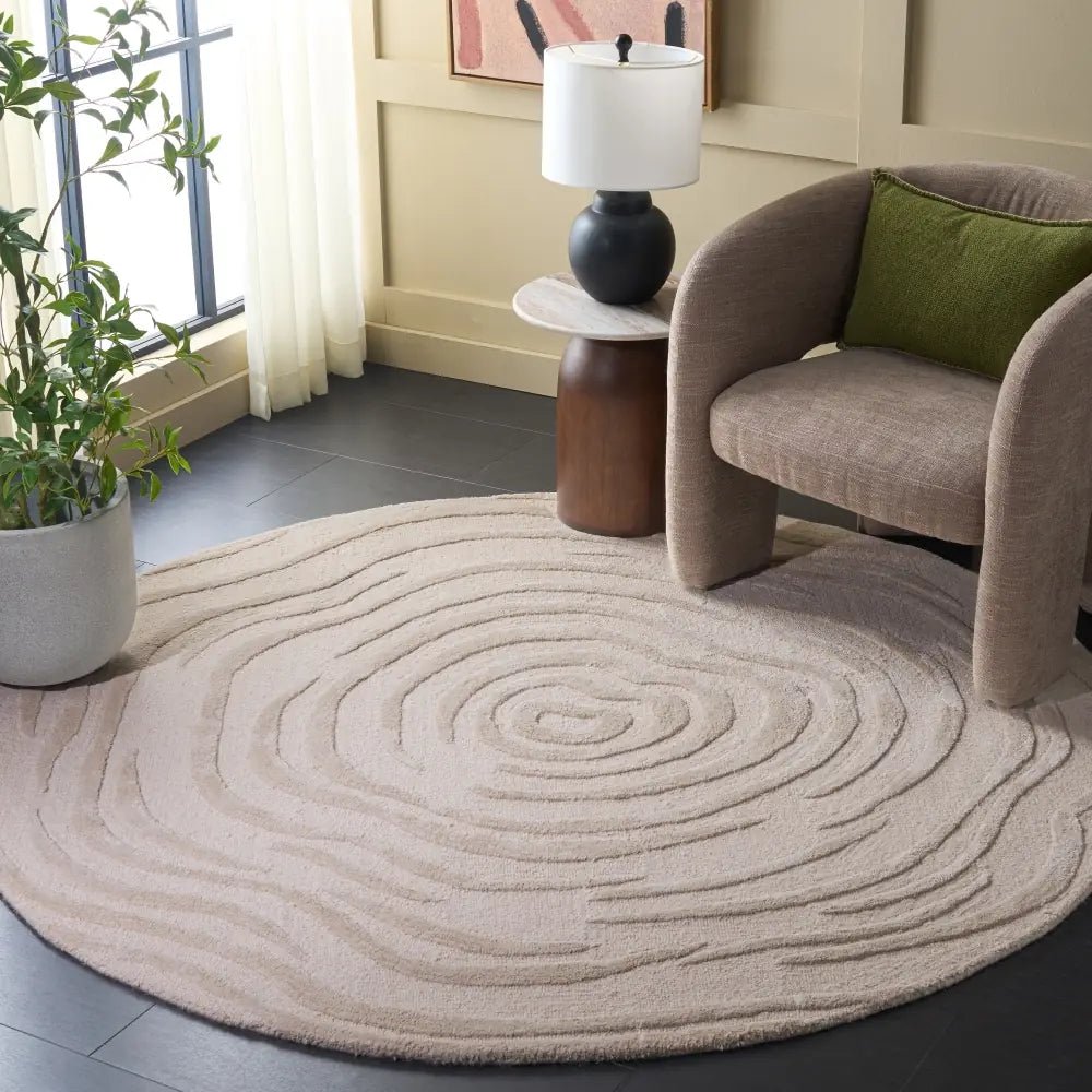 Safavieh Glamour 6'-0" x 6'-0" Rug in Ivory