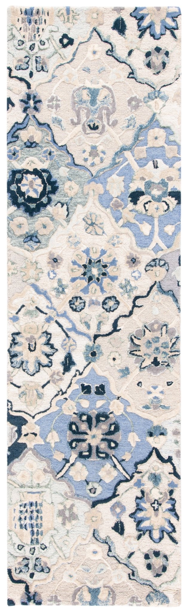 Safavieh Glamour Glm622B Beige/Blue Rugs - Safavieh - glm622b - 28