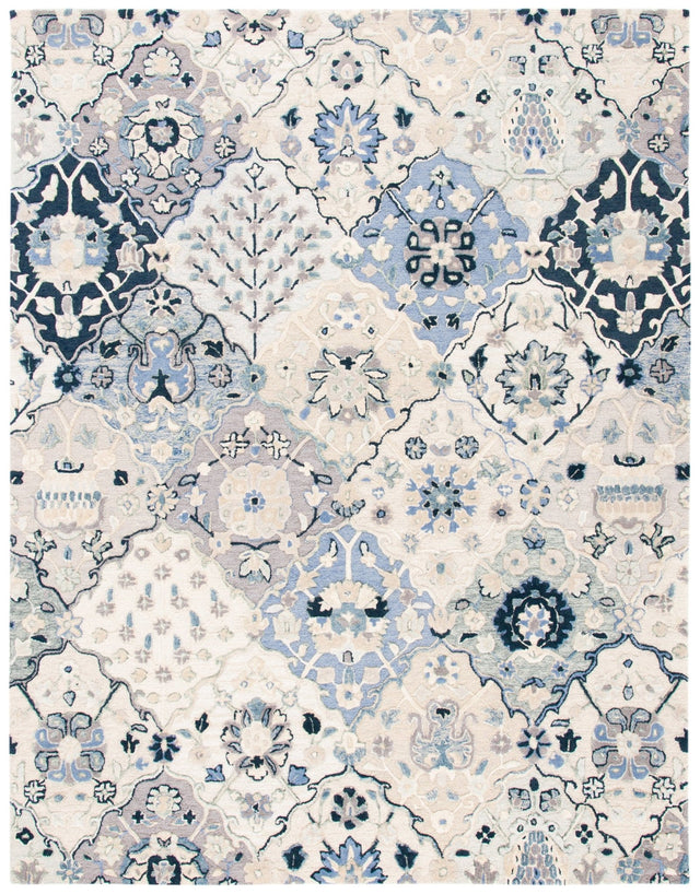Safavieh Glamour Glm622B Beige/Blue Rugs - Safavieh - glm622b - 6r