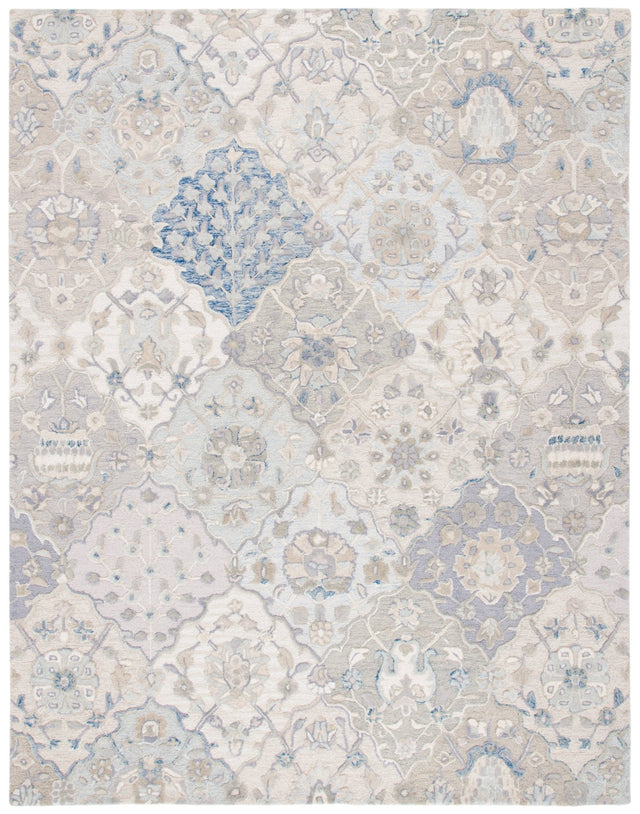Safavieh Glamour Glm622F Grey/Blue Rugs - Safavieh - glm622f - 6r