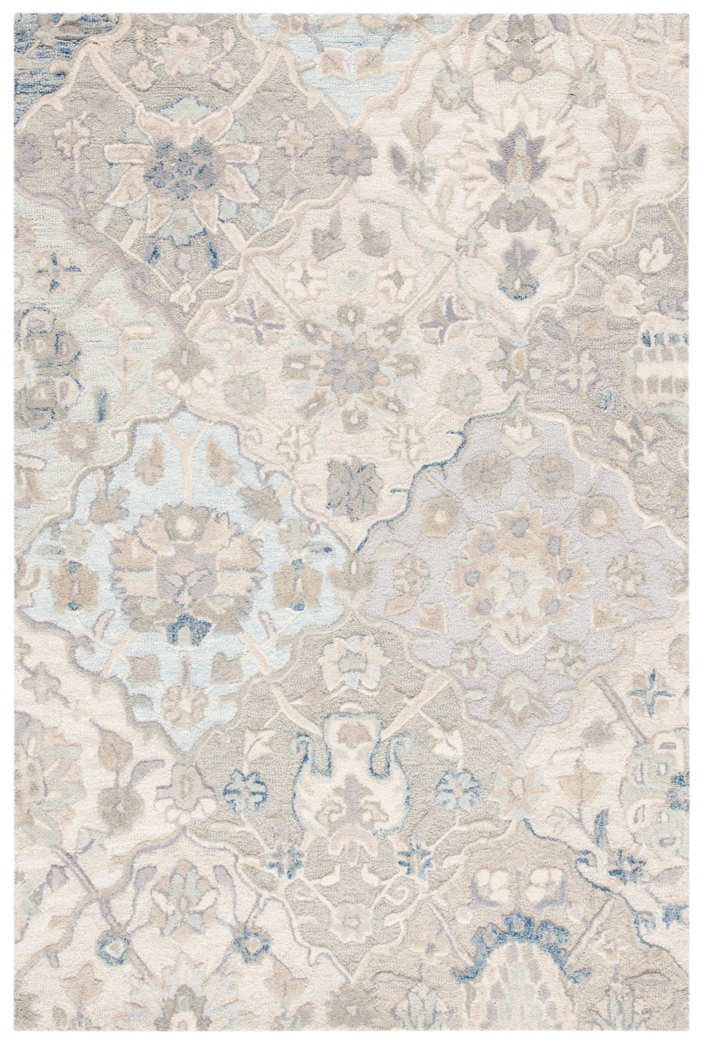 Safavieh Glamour Glm622F Grey/Blue Rugs - Safavieh - glm622f - 6r