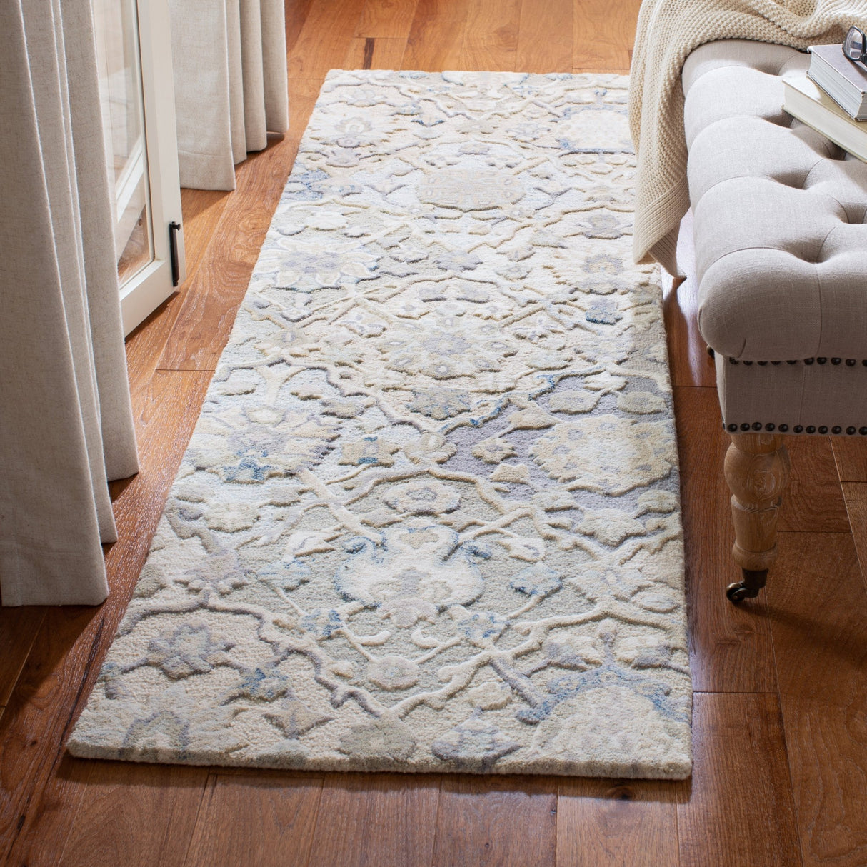 Safavieh Glamour Glm622F Grey/Blue Rugs - Safavieh - glm622f - 6r