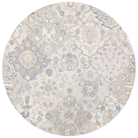Safavieh Glamour Glm622F Grey/Blue Rugs - Safavieh - glm622f - 6r