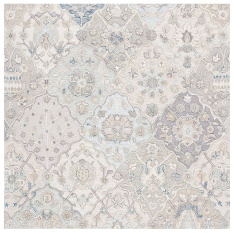 Safavieh Glamour Glm622F Grey/Blue Rugs - Safavieh - glm622f - 6sq