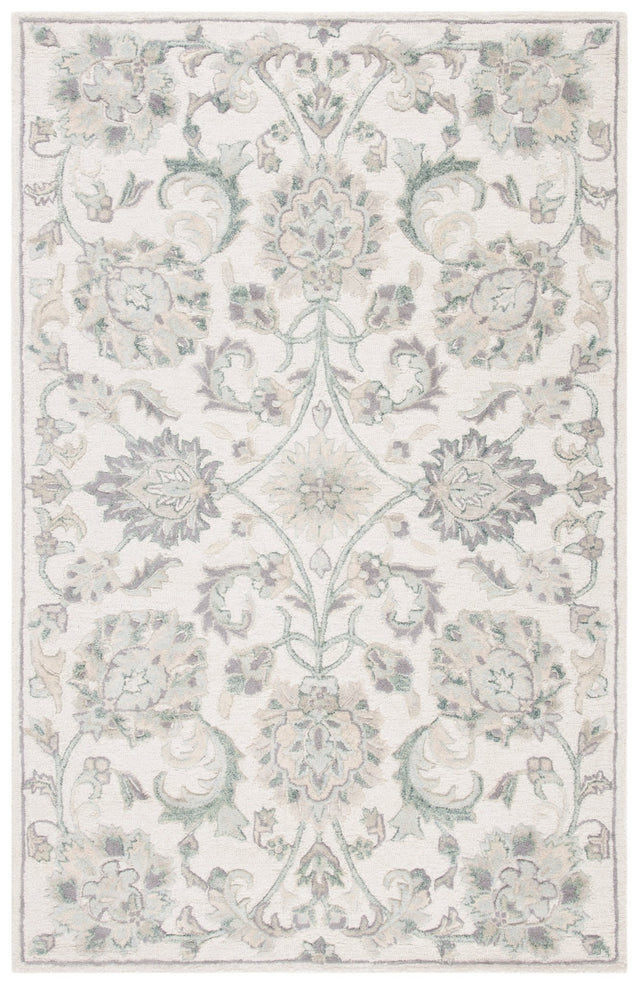 Safavieh Glamour Glm624A Ivory/Grey Rugs - Safavieh - glm624a - 4