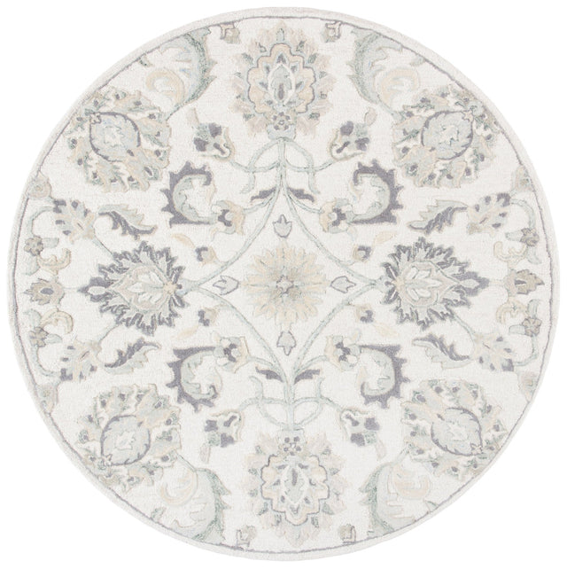Safavieh Glamour Glm624A Ivory/Grey Rugs - Safavieh - glm624a - 6r
