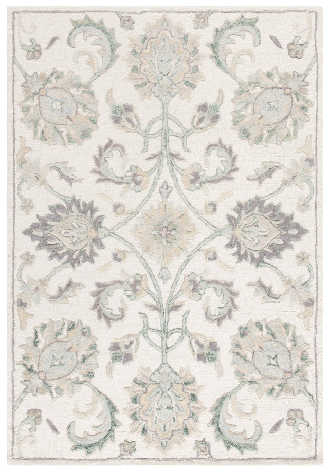 Safavieh Glamour Glm624A Ivory/Grey Rugs - Safavieh - glm624a - 6r