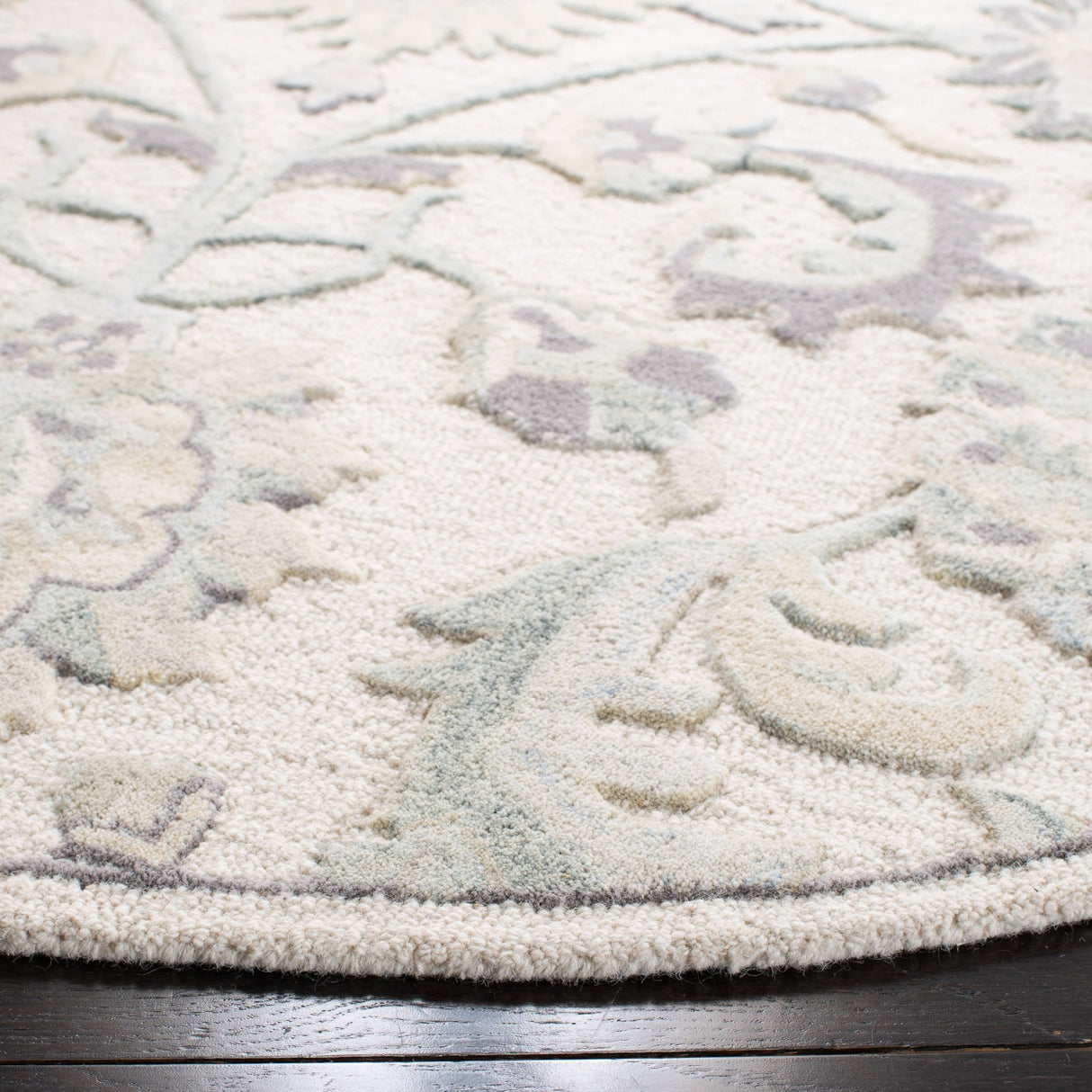 Safavieh Glamour Glm624A Ivory/Grey Rugs - Safavieh - glm624a - 6r