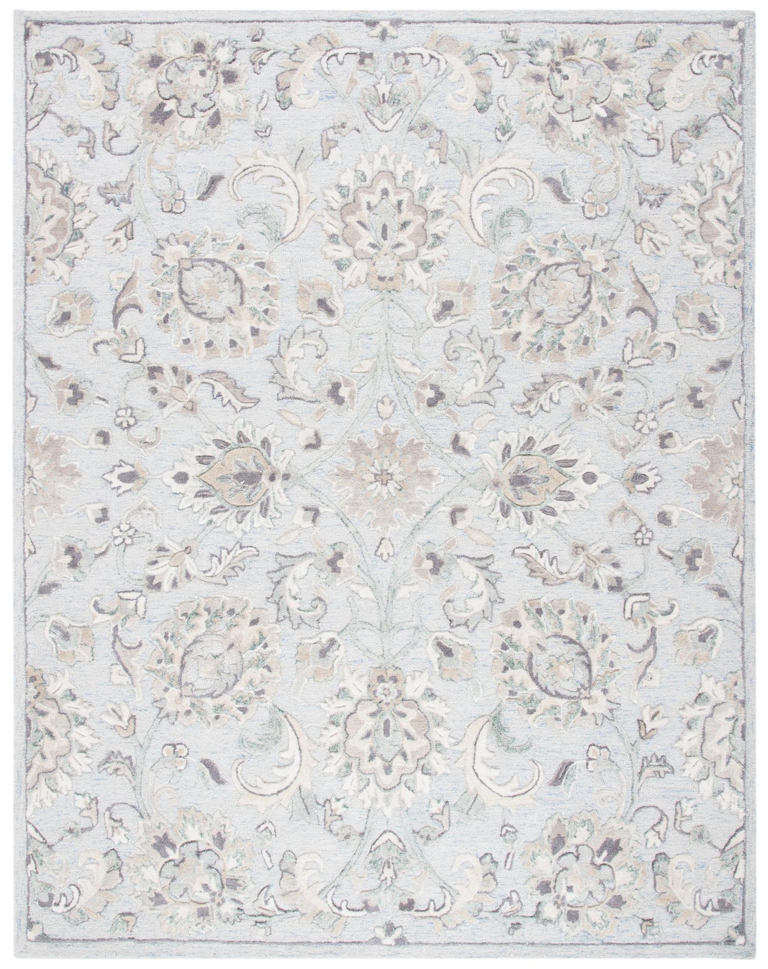 Safavieh Glamour Glm624L Light Blue/Ivory Rugs - Safavieh - glm624l - 4