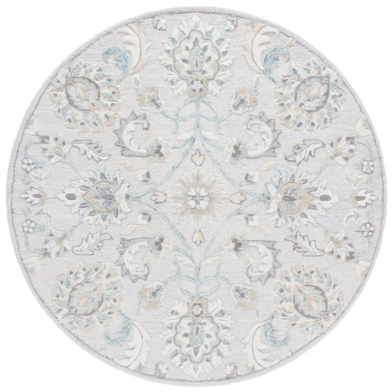 Safavieh Glamour Glm624L Light Blue/Ivory Rugs - Safavieh - glm624l - 6r
