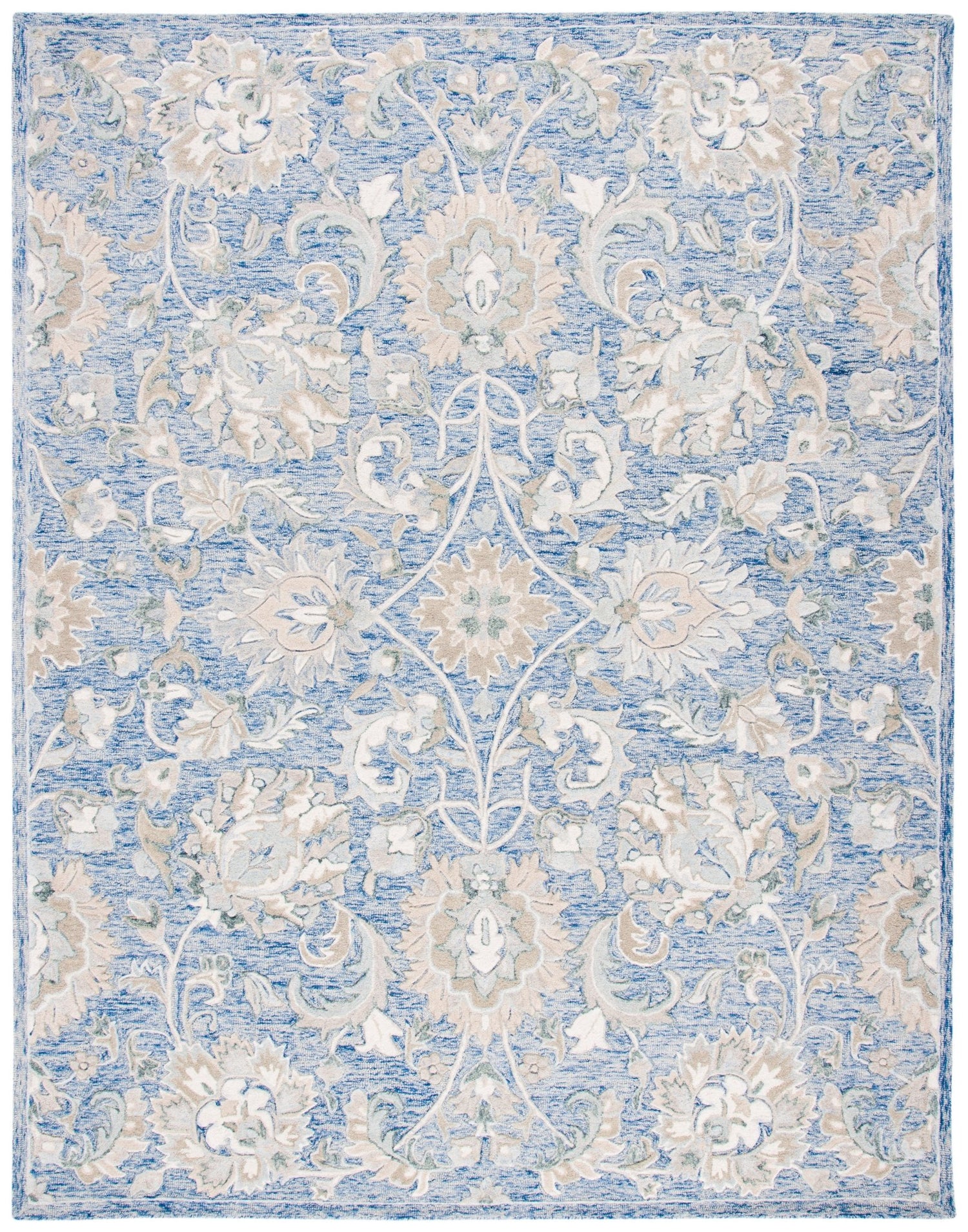 Safavieh Glamour Glm624M Blue/Beige Rugs - Safavieh - glm624m - 4