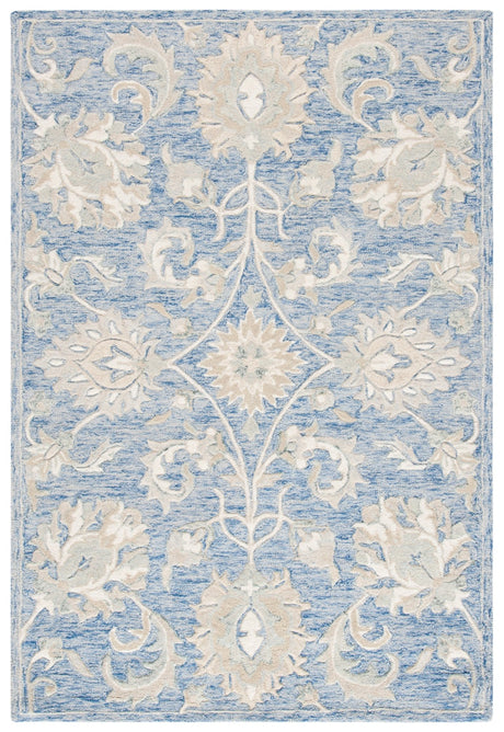 Safavieh Glamour Glm624M Blue/Beige Rugs - Safavieh - glm624m - 6r