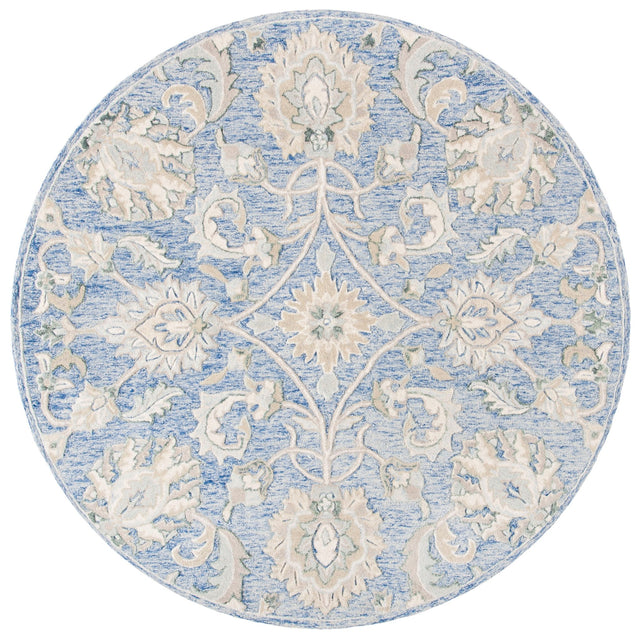 Safavieh Glamour Glm624M Blue/Beige Rugs - Safavieh - glm624m - 6r