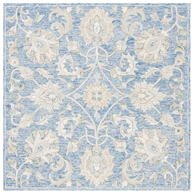 Safavieh Glamour Glm624M Blue/Beige Rugs - Safavieh - glm624m - 6sq
