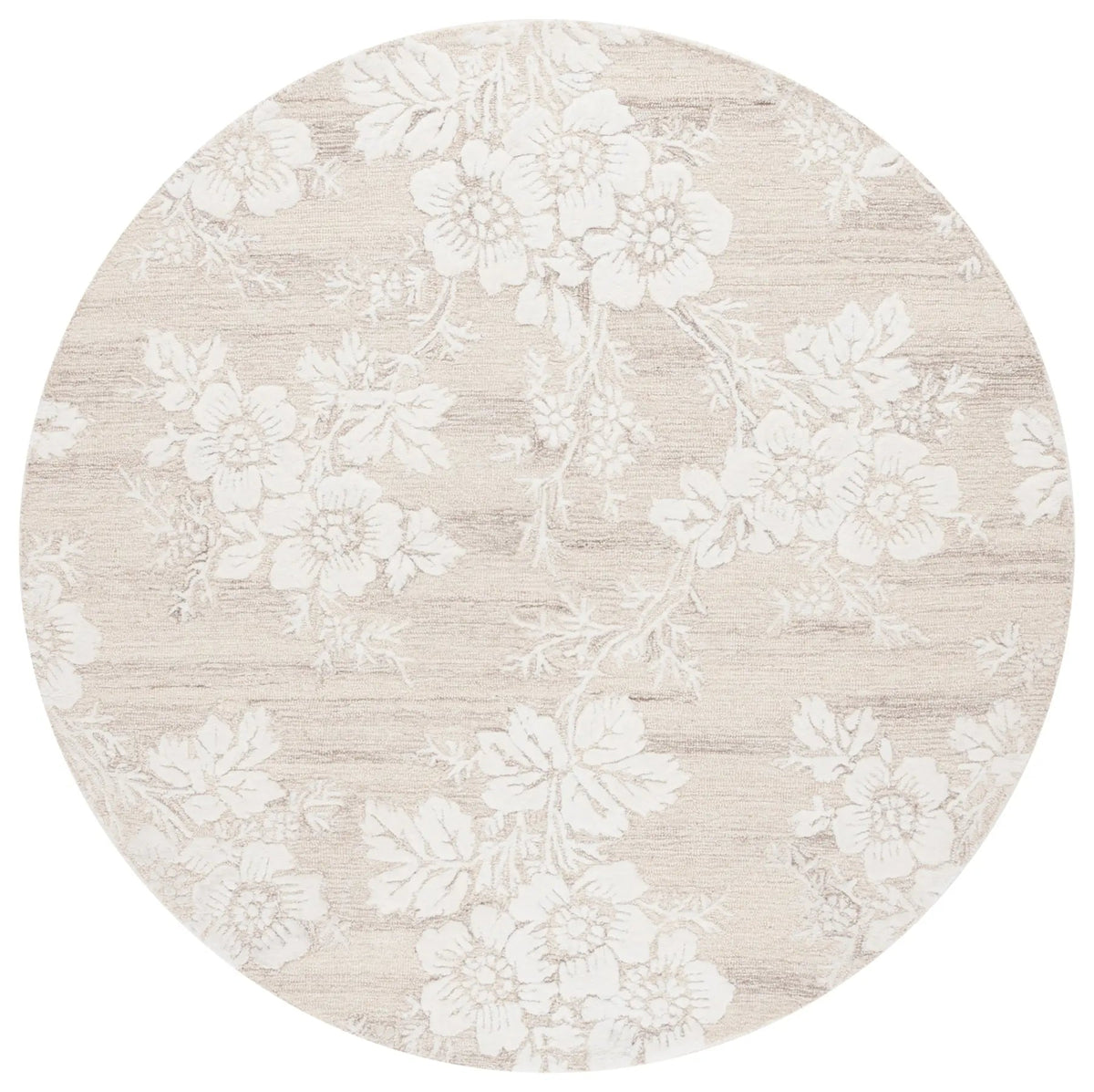 Safavieh Glamour 6'-0" x 6'-0" Rug in Beige / Ivory