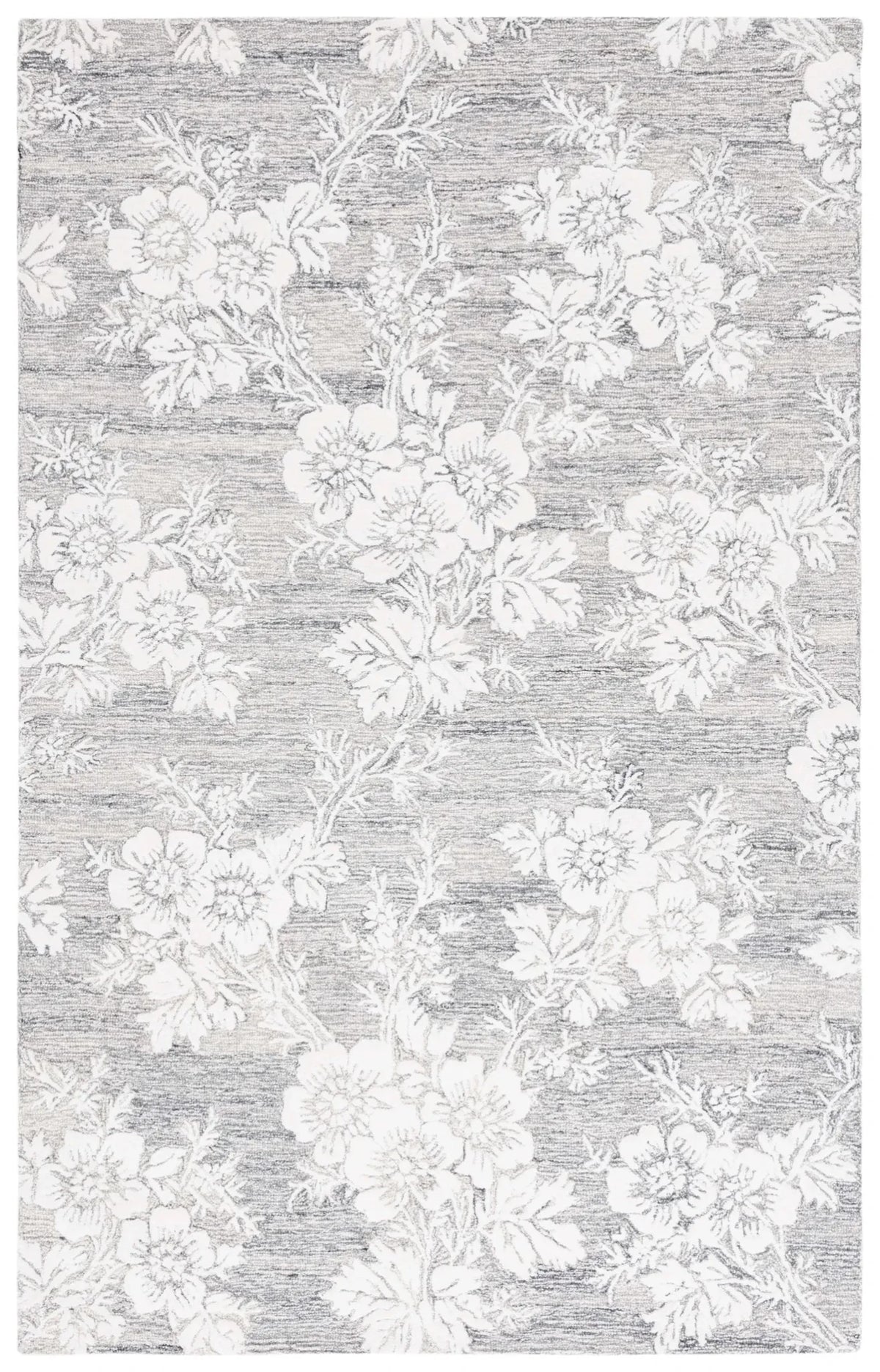 Safavieh Glamour 4'-0" x 6'-0" Rug in Grey / Ivory