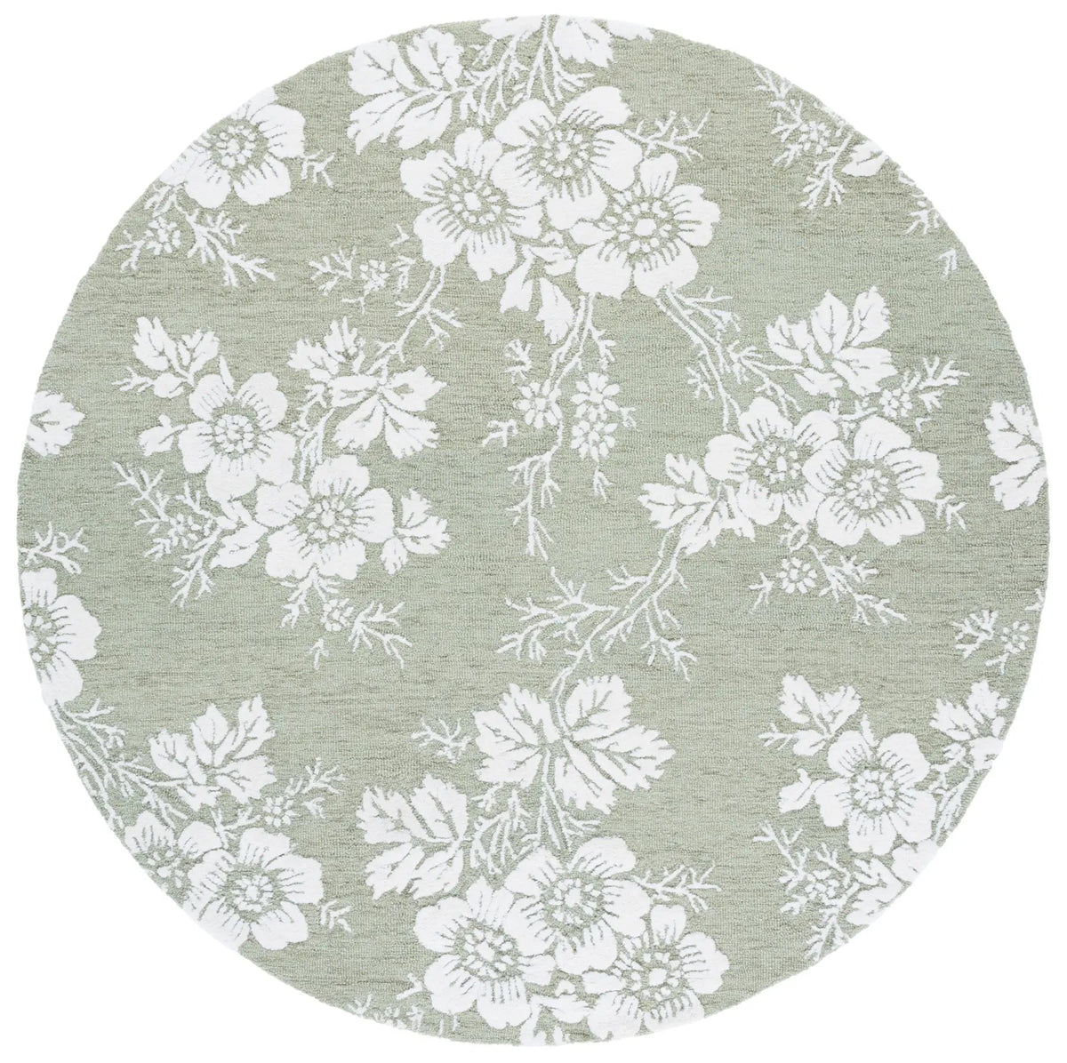 Safavieh Glamour 6'-0" x 6'-0" Rug in Sage / Ivory