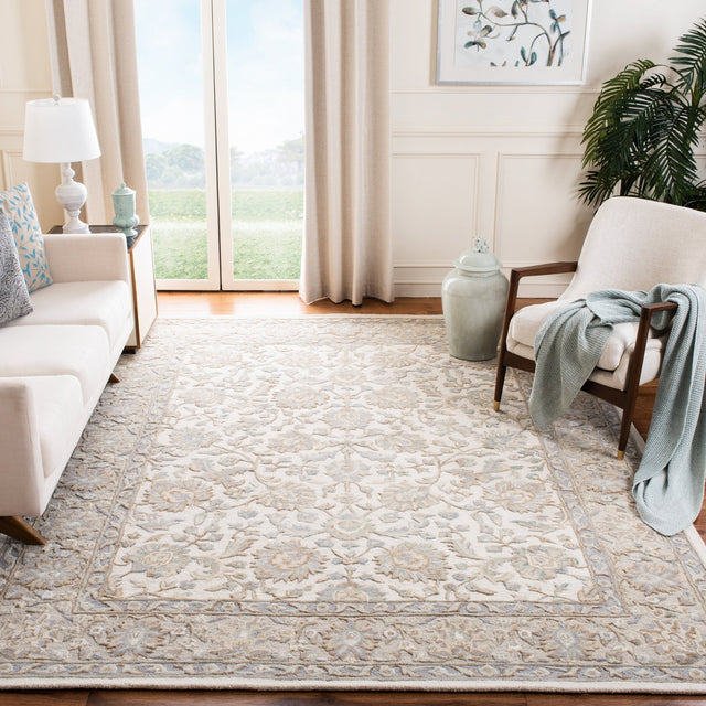 Safavieh Glamour Glm628A Ivory/Grey Rugs - Safavieh - glm628a - 2