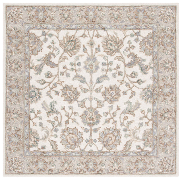 Safavieh Glamour Glm628A Ivory/Grey Rugs - Safavieh - glm628a - 6sq