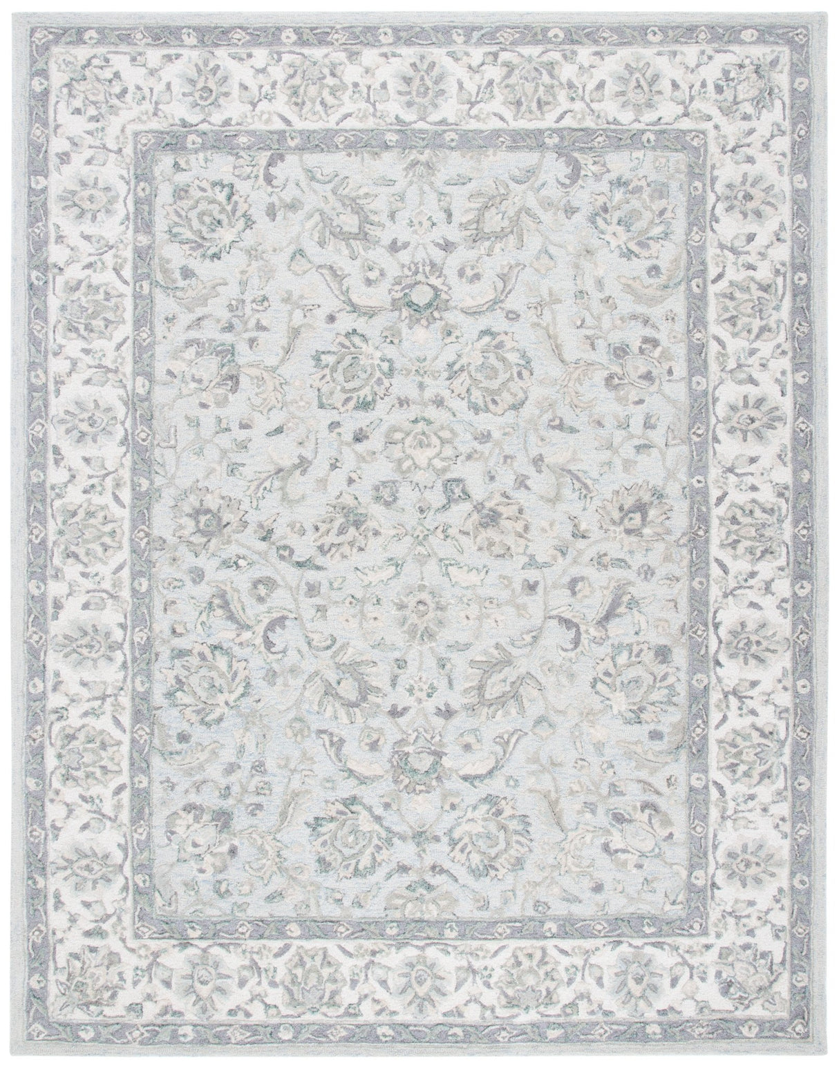 Safavieh Glamour Glm628M Light Blue/Ivory Rugs - Safavieh - glm628m - 2