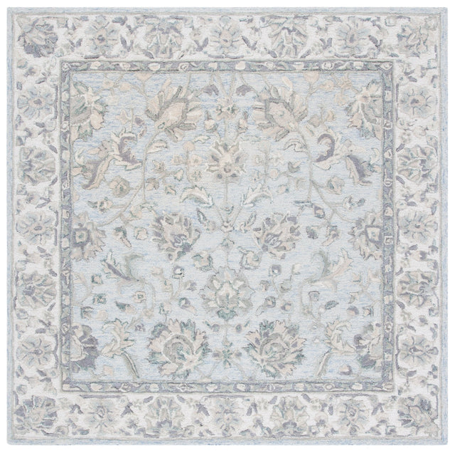 Safavieh Glamour Glm628M Light Blue/Ivory Rugs - Safavieh - glm628m - 6sq