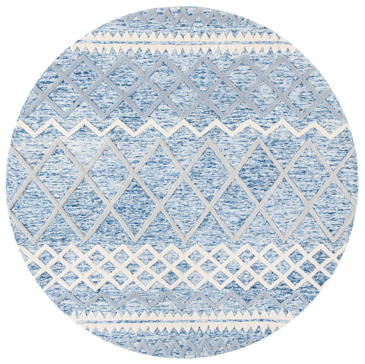 Safavieh Glamour Glm634M Blue/Ivory Rugs - Safavieh - glm634m - 6r