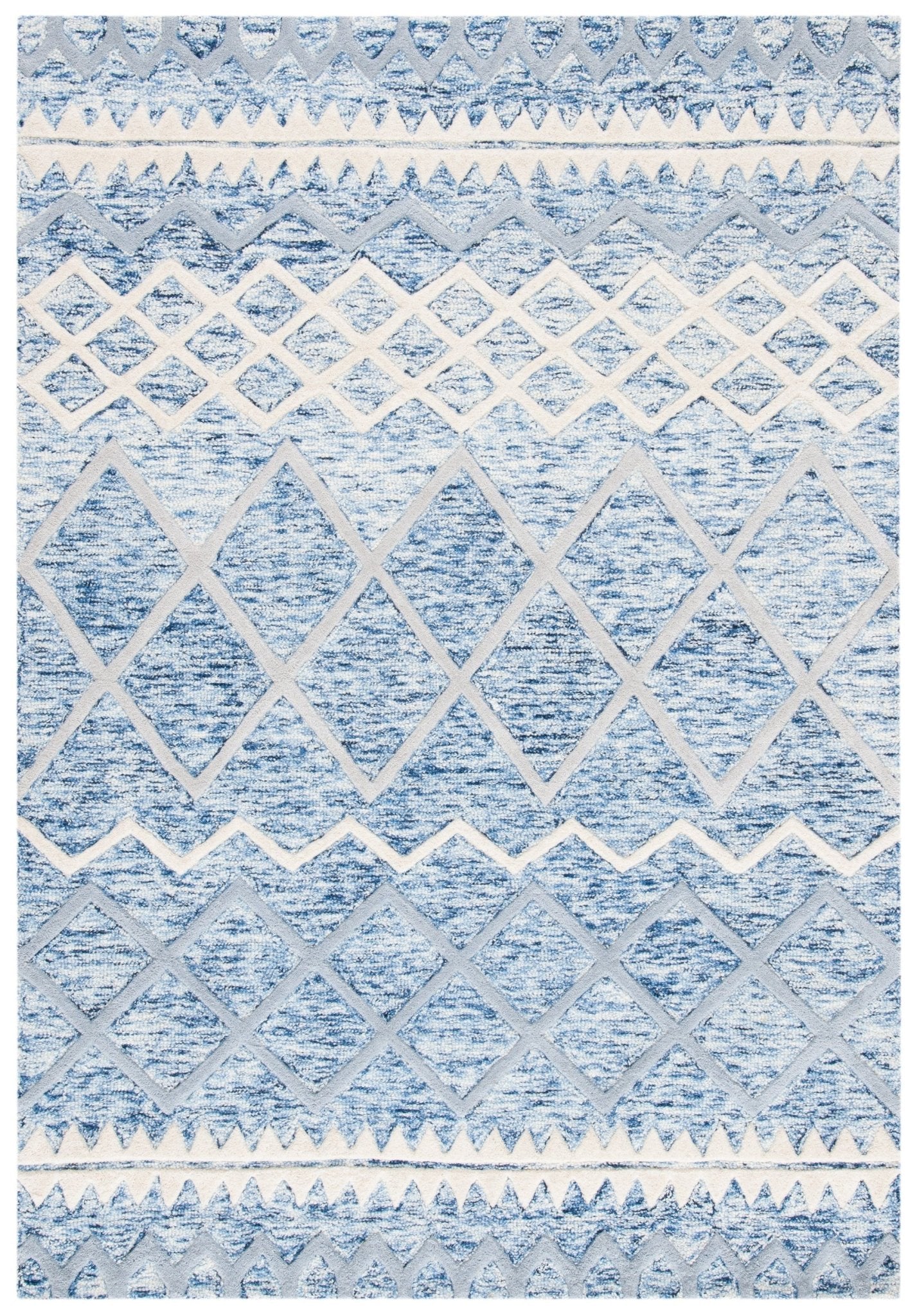 Safavieh Glamour Glm634M Blue/Ivory Rugs - Safavieh - glm634m - 6r