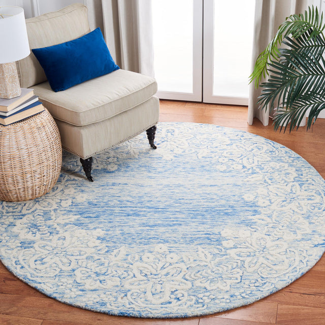 Safavieh Glamour Glm658M Blue/Ivory Rugs - Safavieh - glm658m - 6r