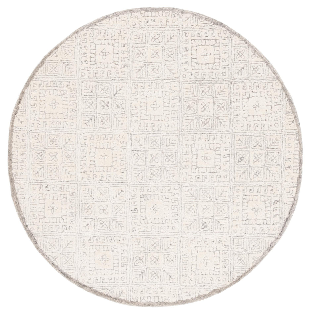 Safavieh Glamour Glm660F Grey/Ivory Rugs - Safavieh - glm660f - 6r