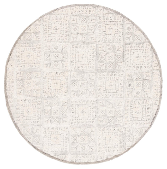 Safavieh Glamour Glm660F Grey/Ivory Rugs - Safavieh - glm660f - 6r