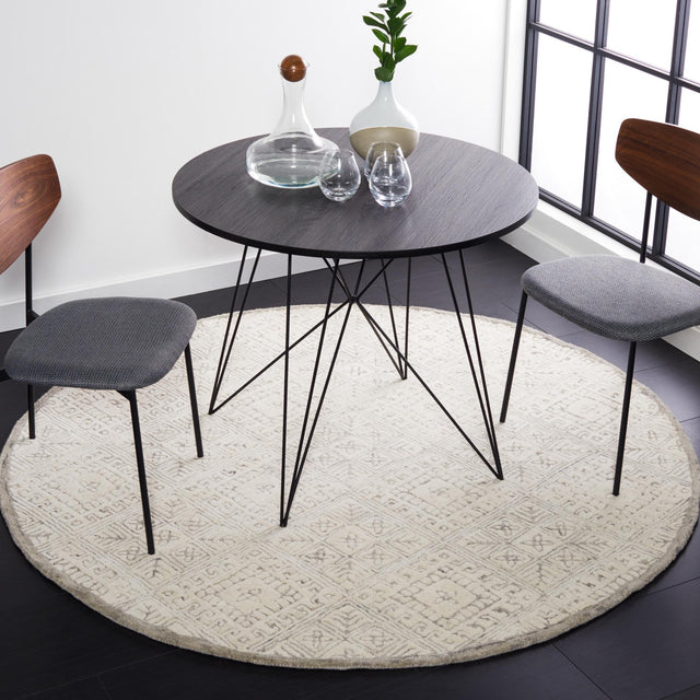 Safavieh Glamour Glm660F Grey/Ivory Rugs - Safavieh - glm660f - 6r